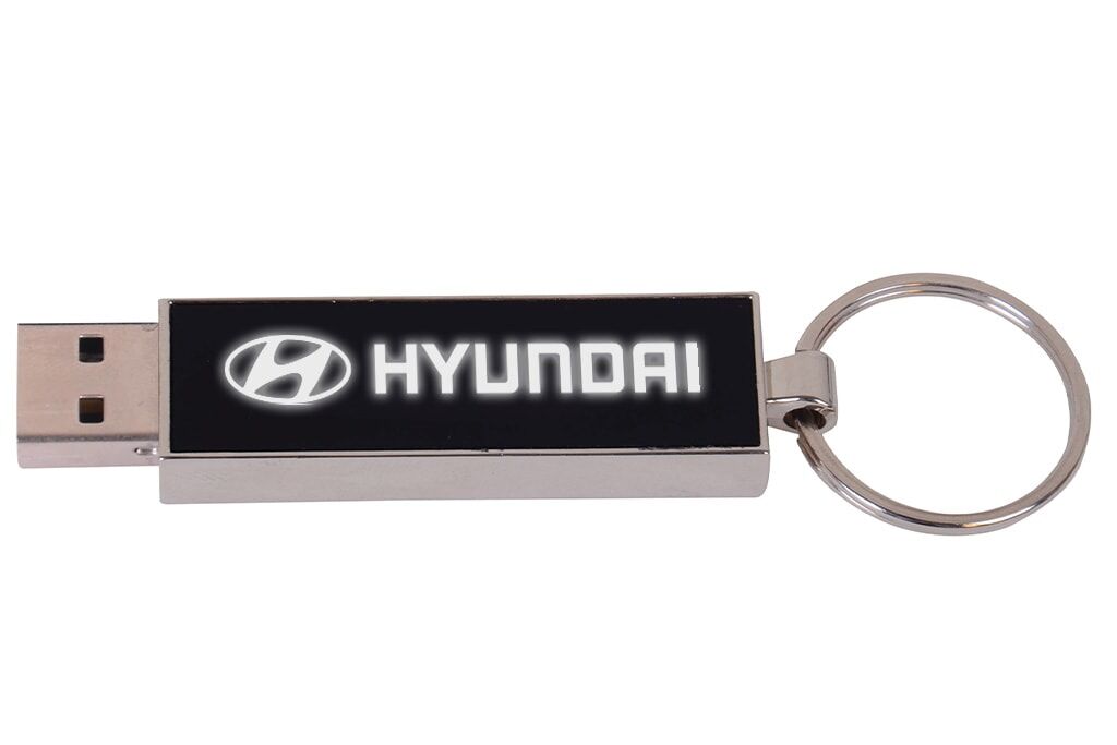 Clé USB en métal lumineuse