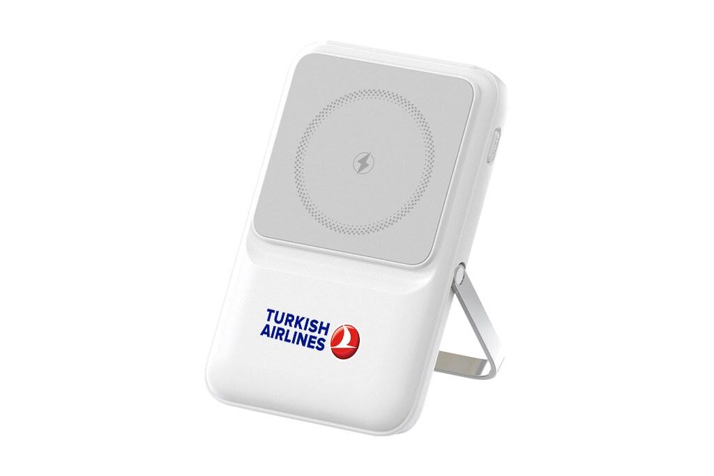 Batterie Externe MagSafe 15W – 10 000 mAh avec Câbles Intégrés et Support Téléphone Batterie Externe MagSafe 15W – 10 000 mAh avec Câbles Intégrés et Support Téléphone