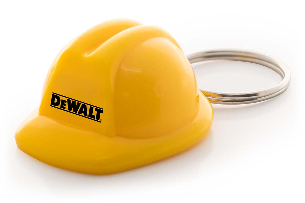 Porte-clé casque de chantier