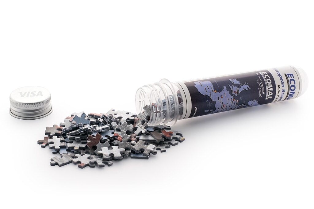 Micro puzzle personnalisé en tube Micro puzzle personnalisé en tube