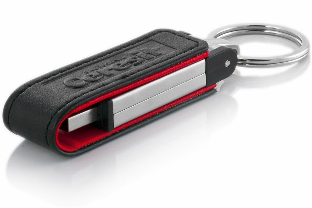 Clé USB en cuir