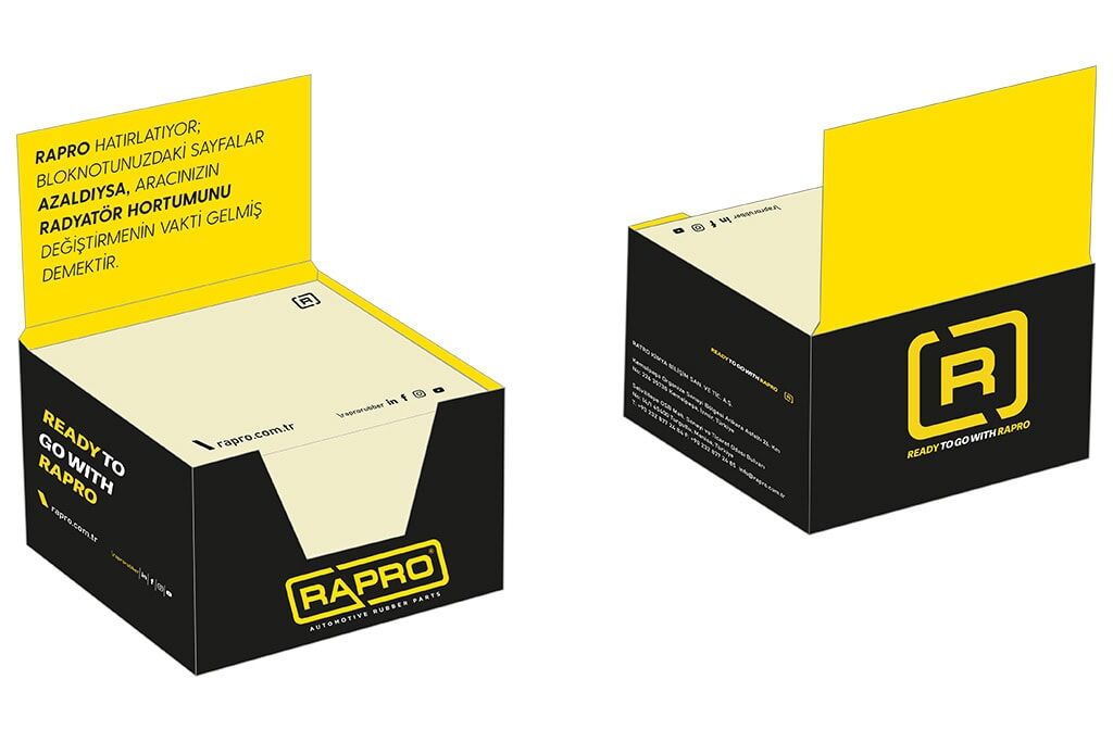 Bloc-notes cube en papier