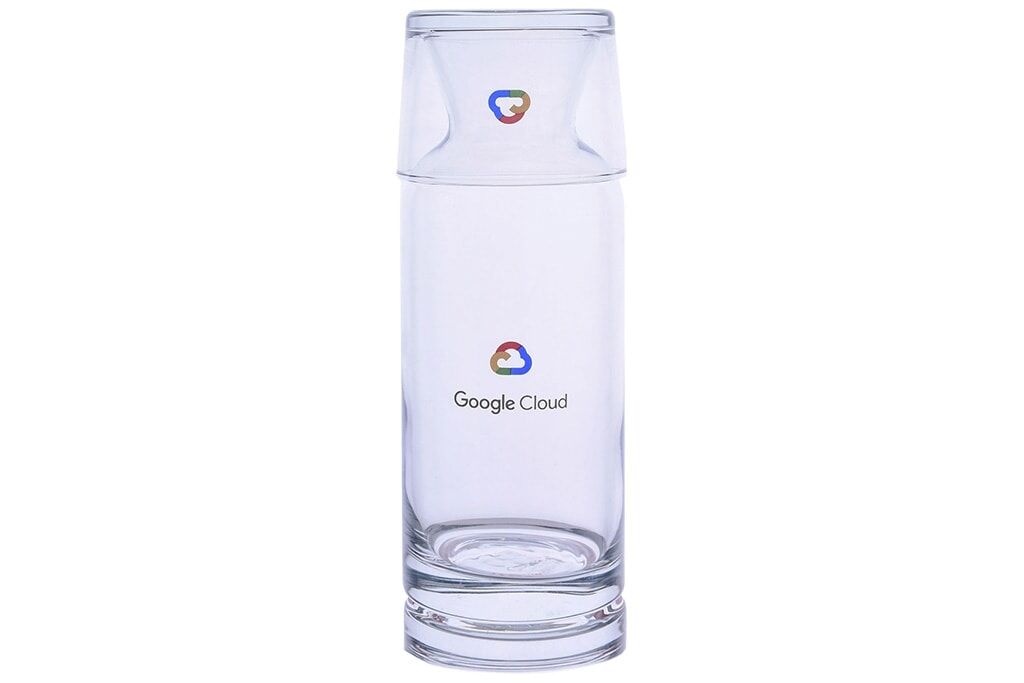 Carafe à Eau, Pichet avec son Verre encastrable