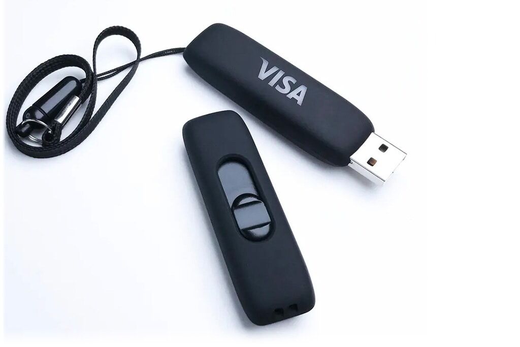 Clé USB avec finition en caoutchouc