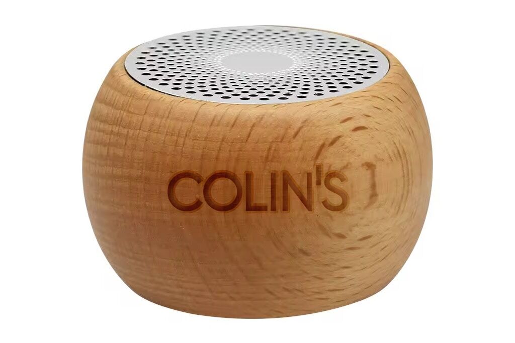 Haut-parleur Bluetooth en bois naturel