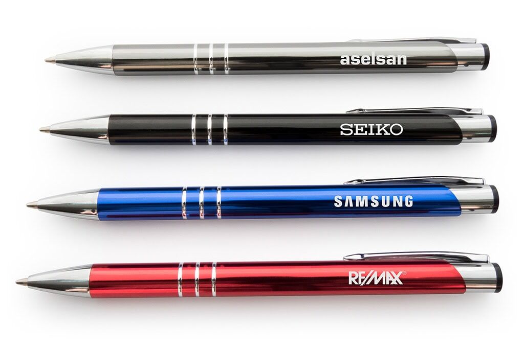 Stylo-bille métal soft touch