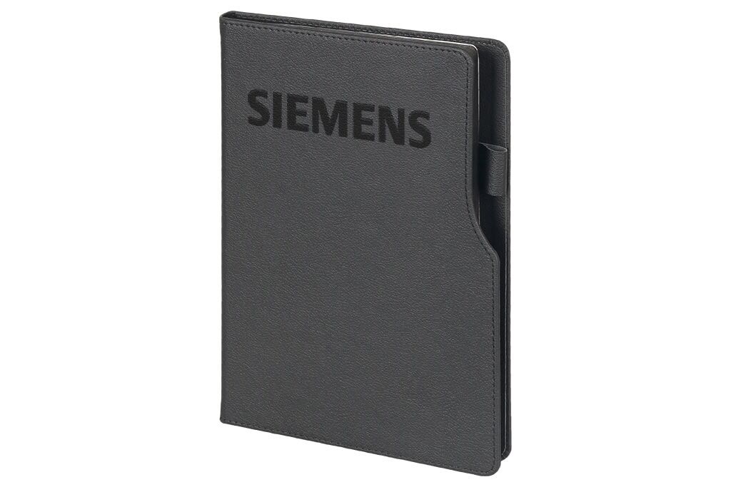 Bloc-notes à couverture en simili-cuir