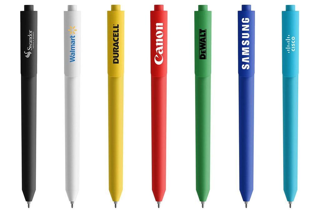 Stylo en plastique au couleur