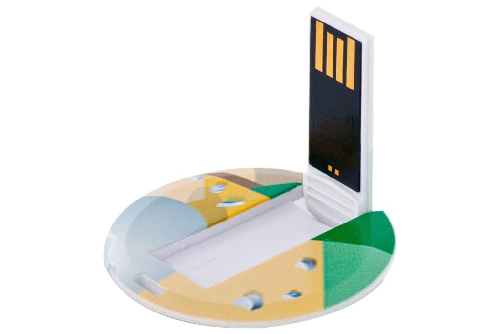 Clé USB Ronde Carte de visite