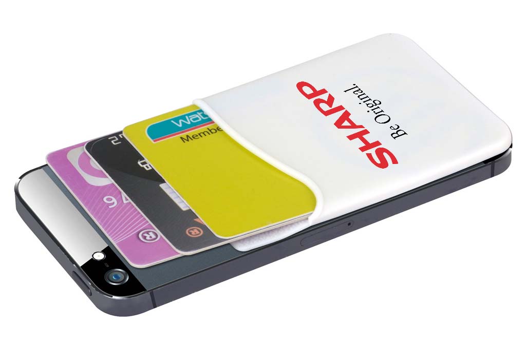 Porte cartes pour smartphone en silicone